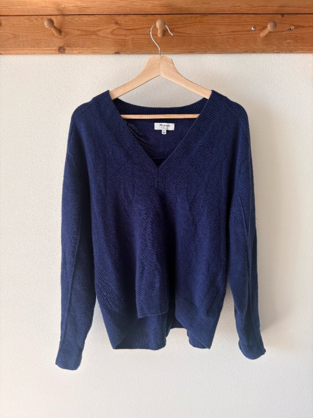 Madewell v-neck cashmere sweater